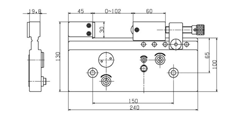 微調式ワイヤーカットバイス|ワイヤ放電加工用治具|【SMK】サン